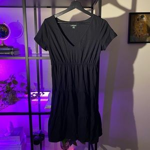 Wild Fable Black T-Shirt dress size small